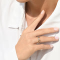 Anillo "Trinity" D0.15/26 - Oro Tricolor 375/1000