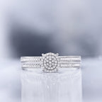 Anillo "Toi Que J'Aime" Diamantes 0,20/92 - Oro Blanco 375/1000