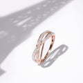 Bague "Ma Force" Diamants 0,31/150 - Or Rose 375/1000