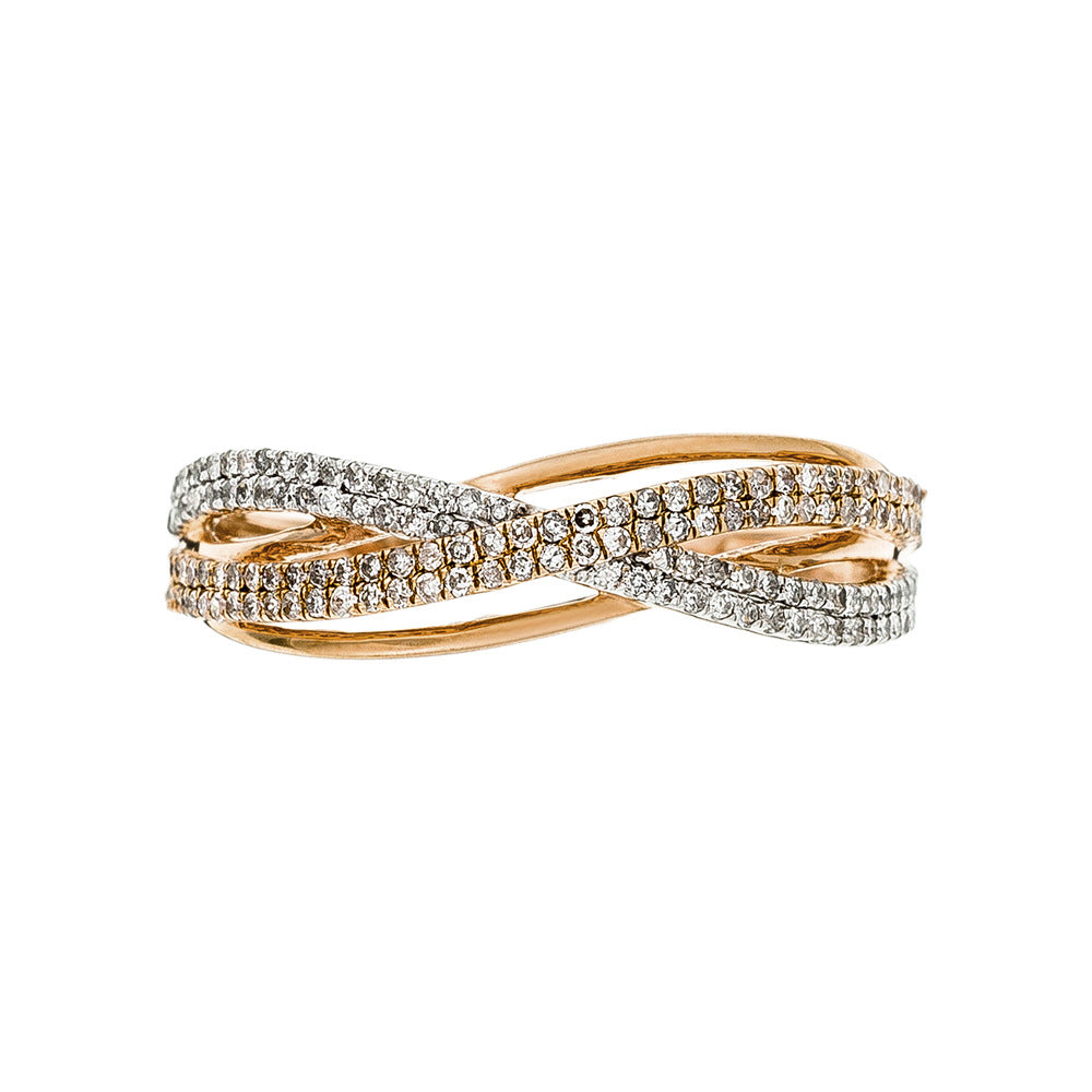 Bague "Ma Force" Diamants 0,31/150 - Or Rose 375/1000