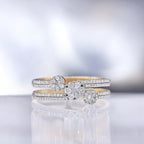 Bague "3 Mots Doux" D0,45/101 - Or Jaune 375/1000