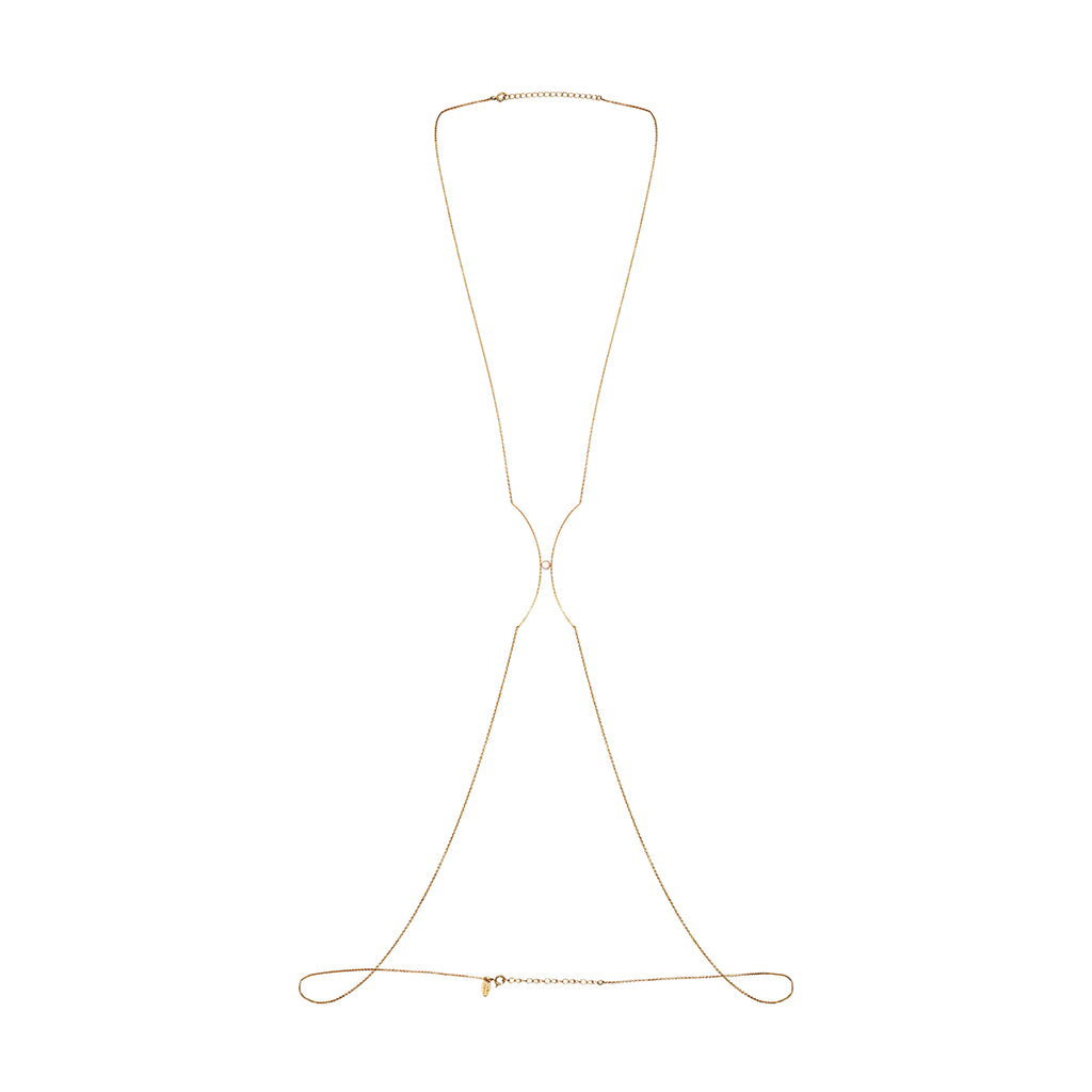 White Mother-of-Pearl Disco Body Jewelry