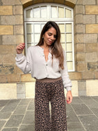 Leonie Taupe Wool Knit