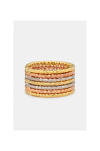 Anillo “Gabrielli” Oro Tricolor 375/1000