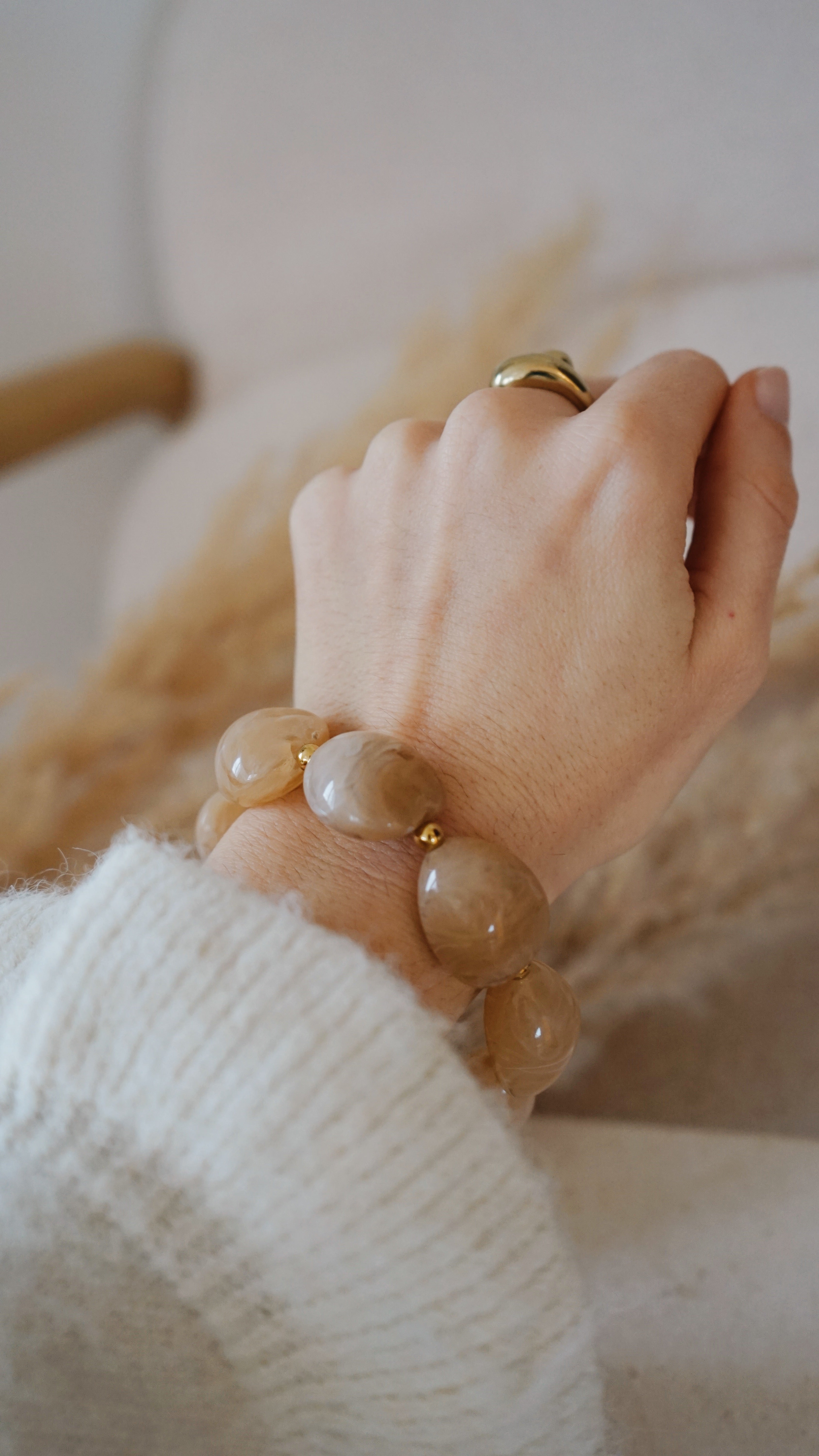 Pulsera Solal Beige