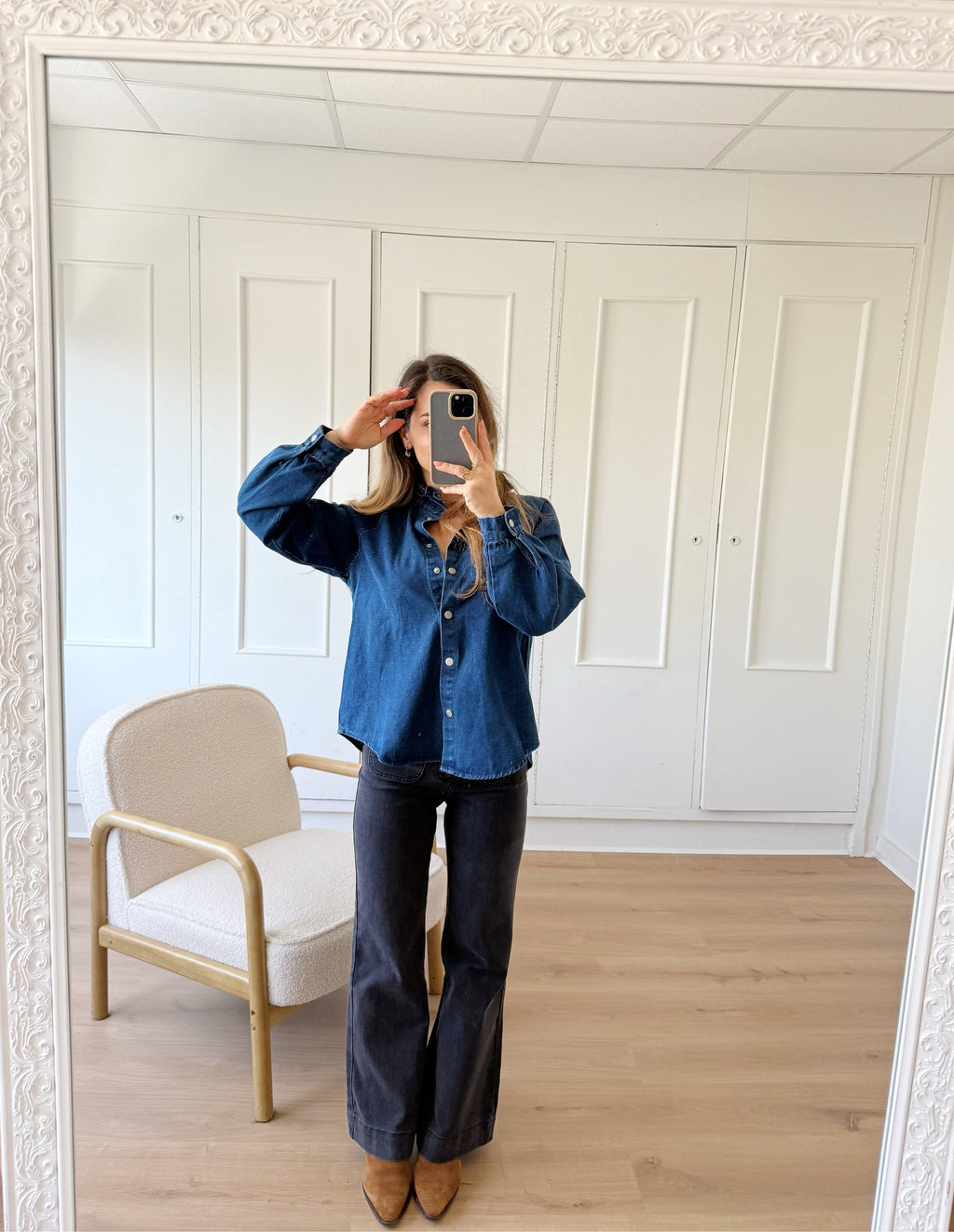 Livia denim overshirt