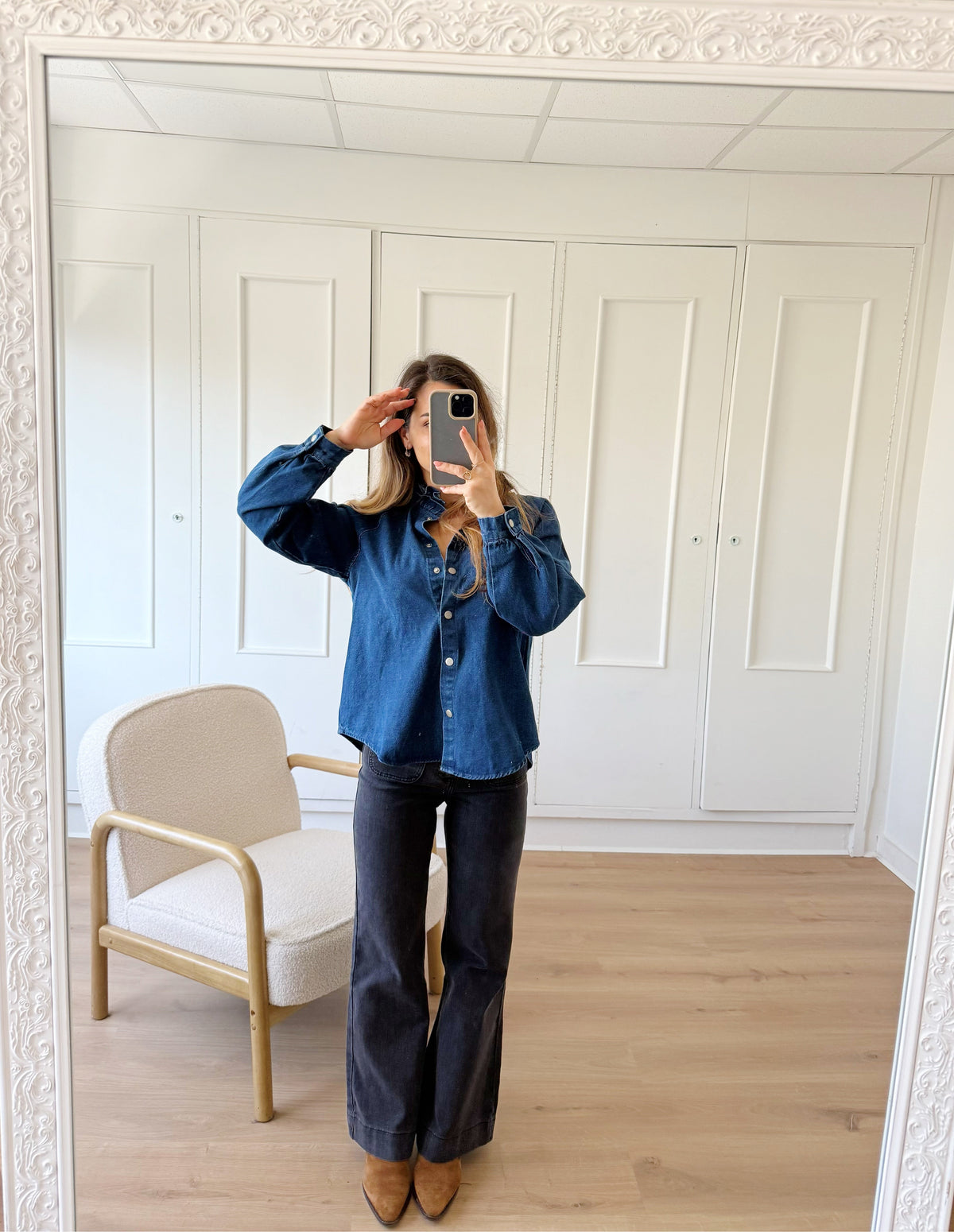 Livia denim overshirt
