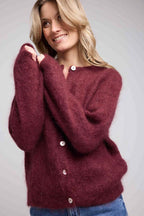 Cardigan - Burgundy