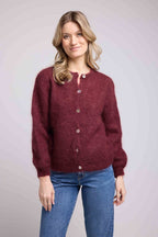 Cardigan - Burgundy