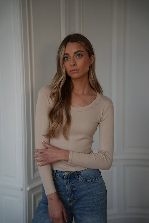 Cienki sweter - Polly Beżowy