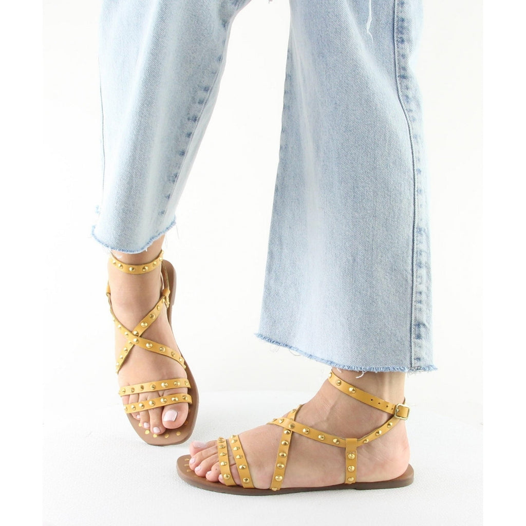 Nalaïm - Sandalias Belen - Amarillo - Biscote