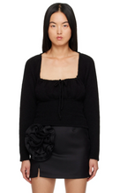 Top En Mélange D'Alpaga Bella - Black