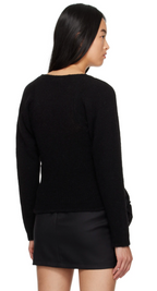 Top En Mélange D'Alpaga Bella - Black