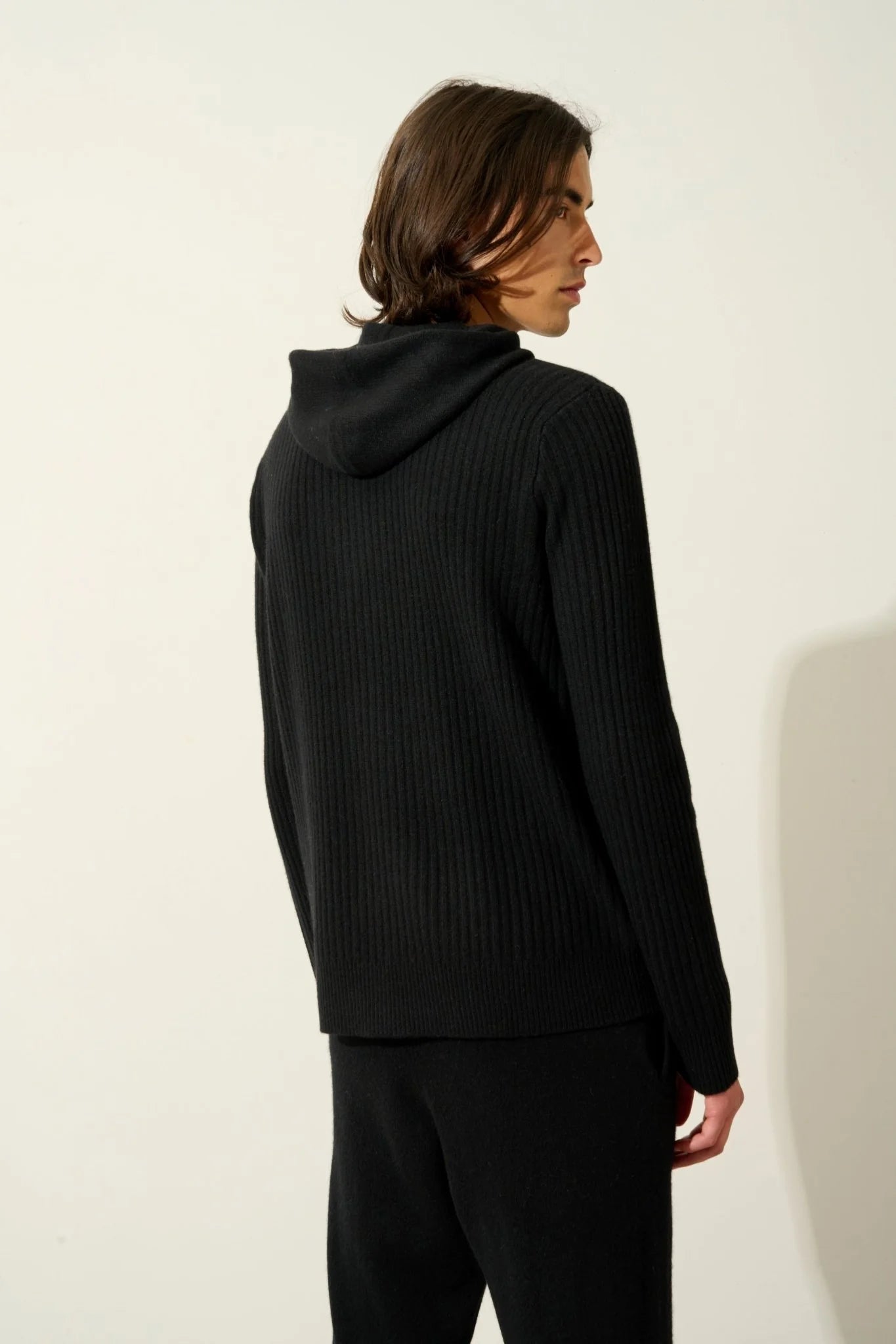 Pull Capuche 4 Fils - Bendt - Noir