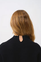 High Neck Jumper - Benedicte - Black