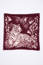 Petit Bandana Bengale - Bordeaux - Femme
