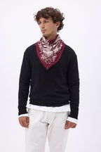 Small Bengale Bandana - Burgundy - Men