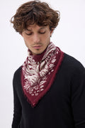Small Bengale Bandana - Burgundy - Men