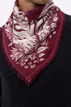 Small Bengale Bandana - Burgundy - Men
