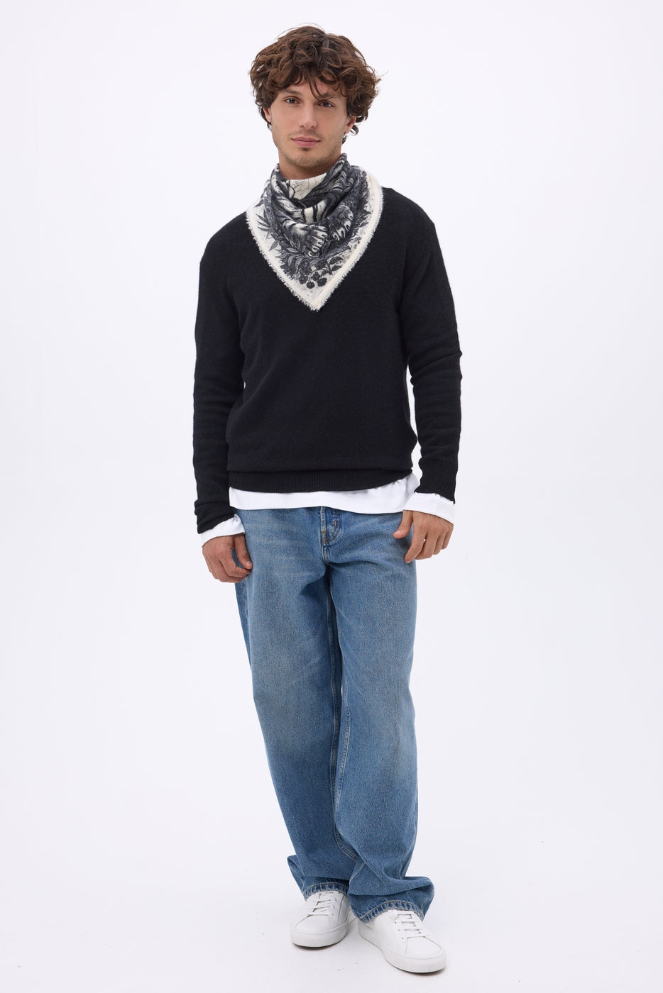 Small Bengale Bandana - Black - Men