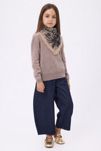 Petit Bandana Bengale - Beige Creme - Enfant