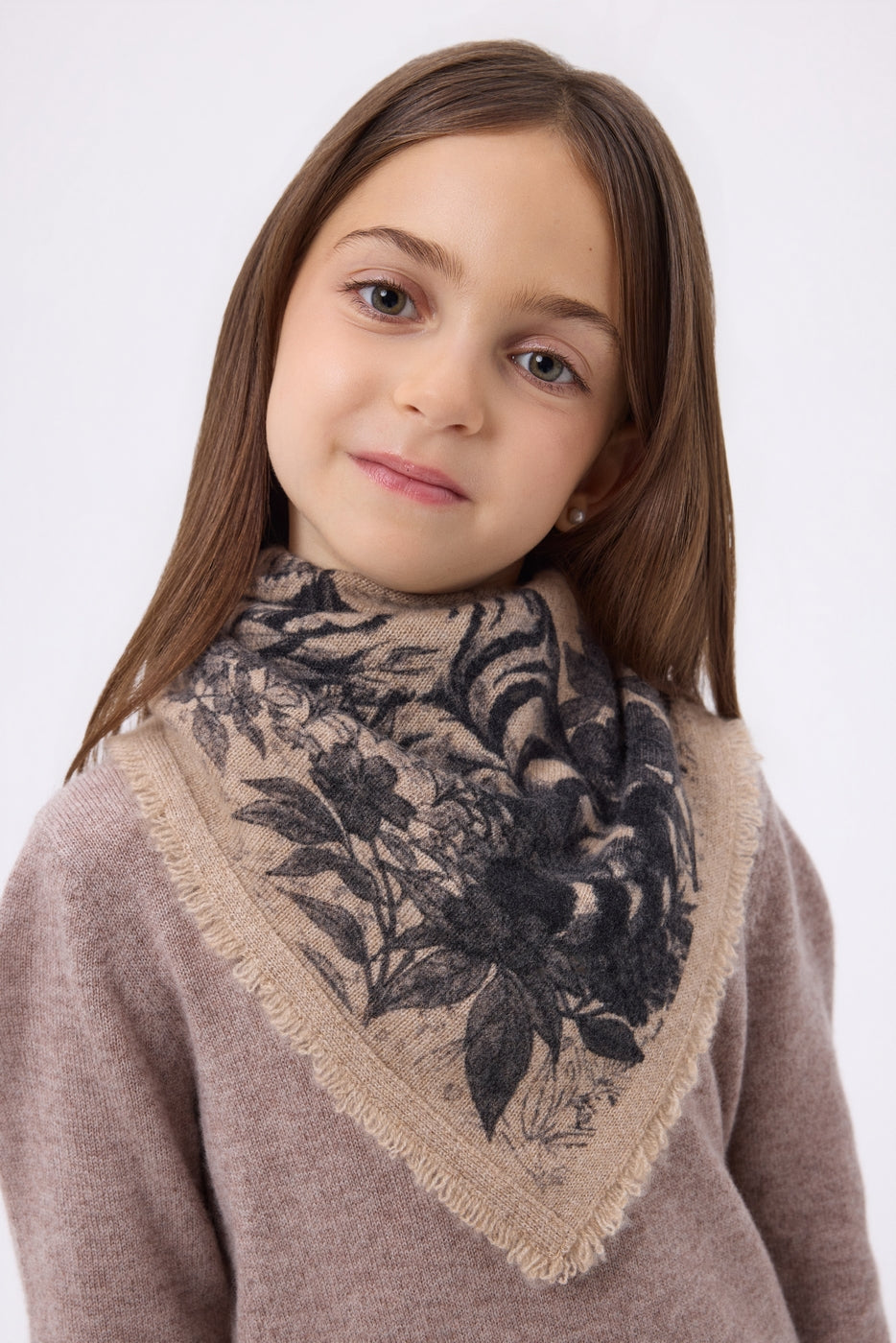 Petit Bandana Bengale - Beige Creme - Enfant