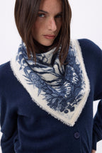 Small Bengal Bandana - Navy Blue - Women