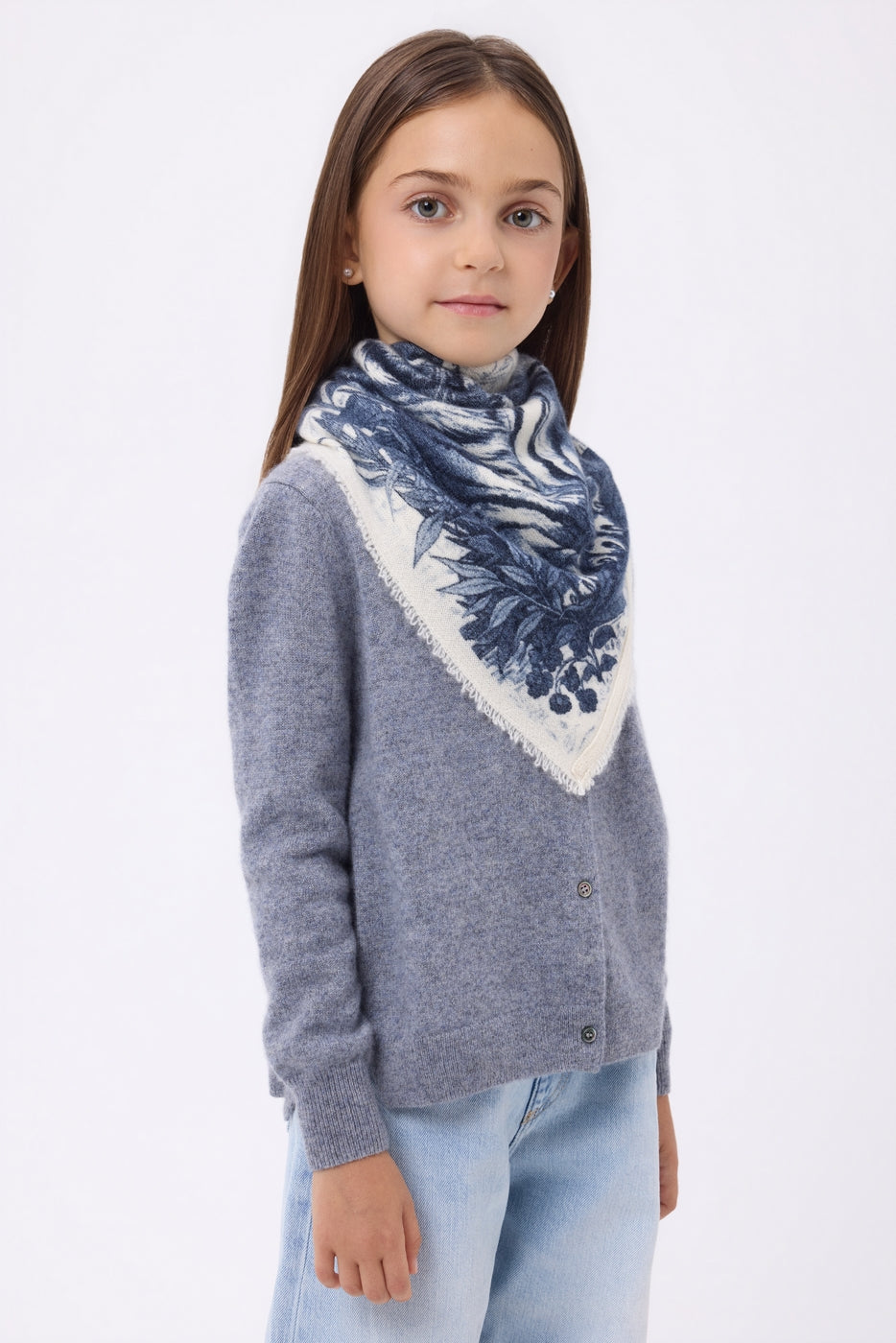 Petit Bandana Bengale - Bleu Marine - Enfant