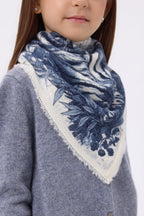 Petit Bandana Bengale - Bleu Marine - Enfant
