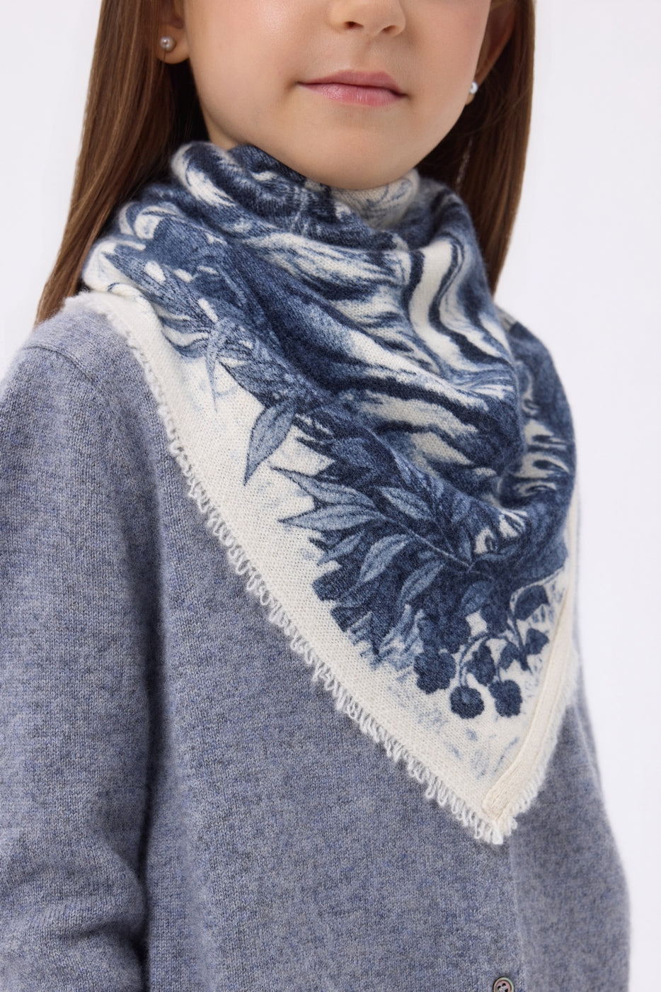 Petit Bandana Bengale - Bleu Marine - Enfant