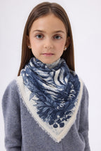 Petit Bandana Bengale - Bleu Marine - Enfant