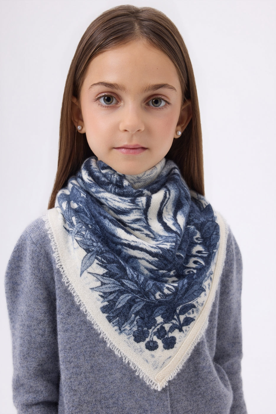 Petit Bandana Bengale - Bleu Marine - Enfant