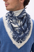Bandana pequeño Bengala - Azul Marino - Hombre