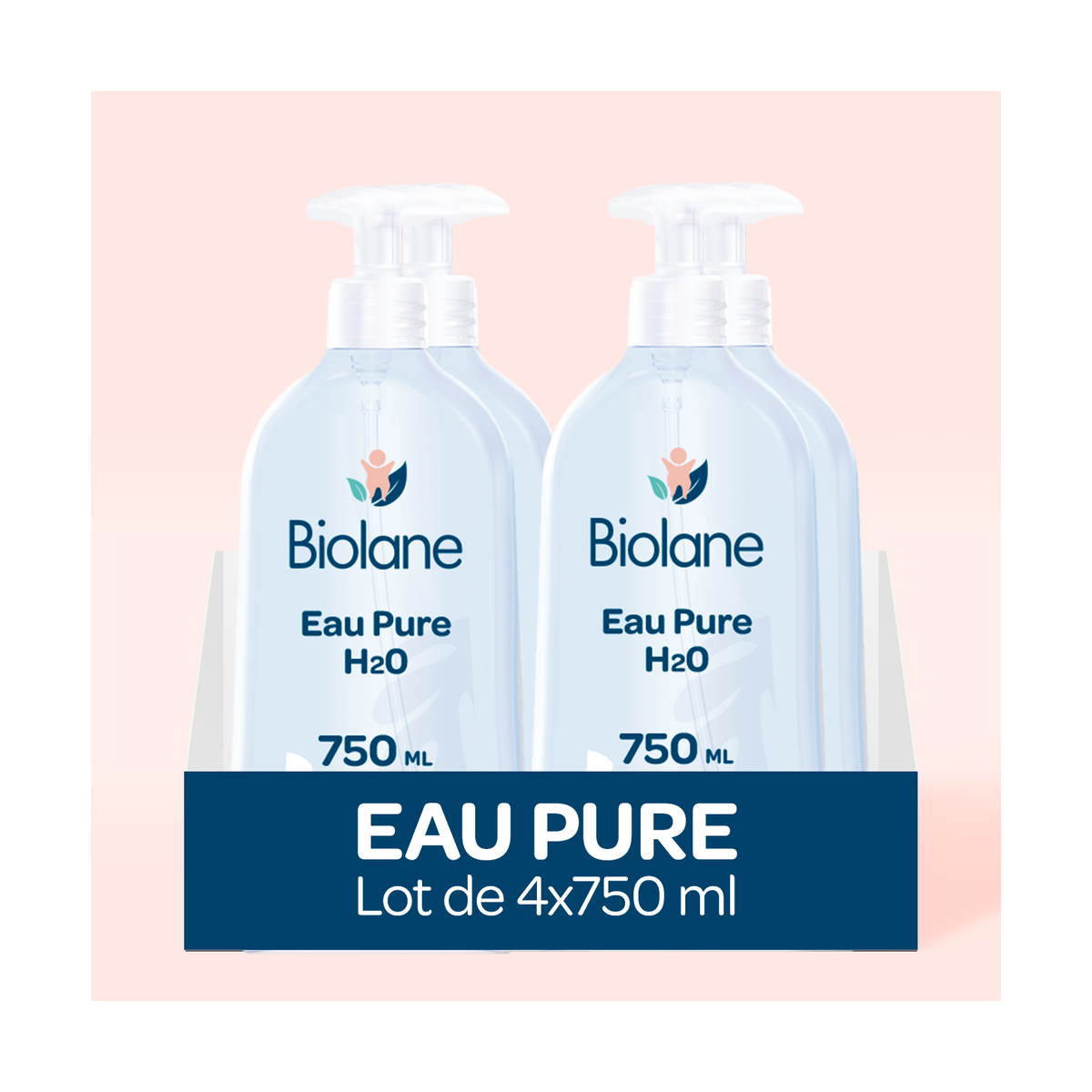 Pack of 4 - Pure H2O Water