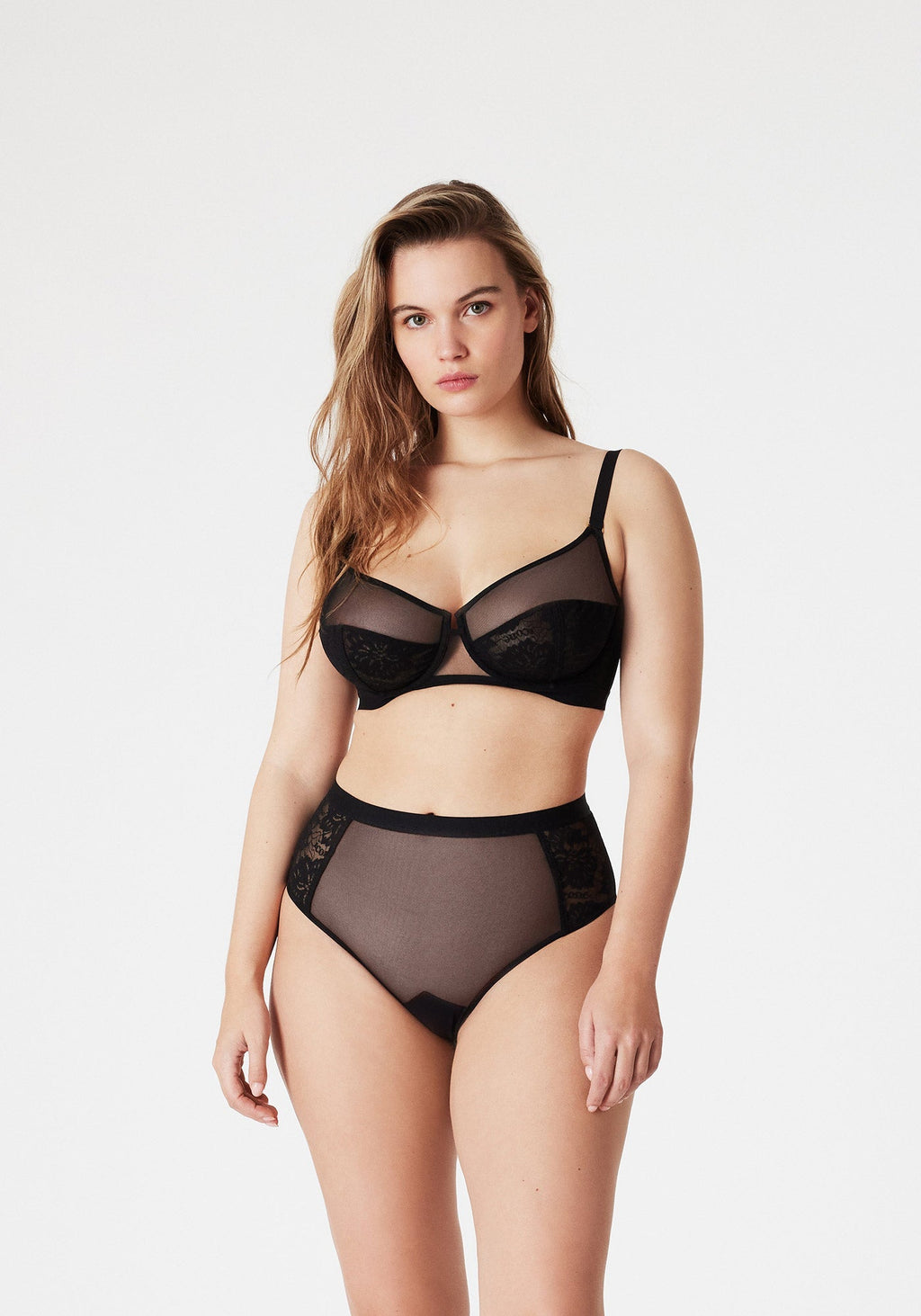Sujetador con aros Betina - Negro