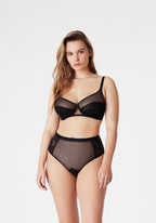 Betina High Briefs - Black
