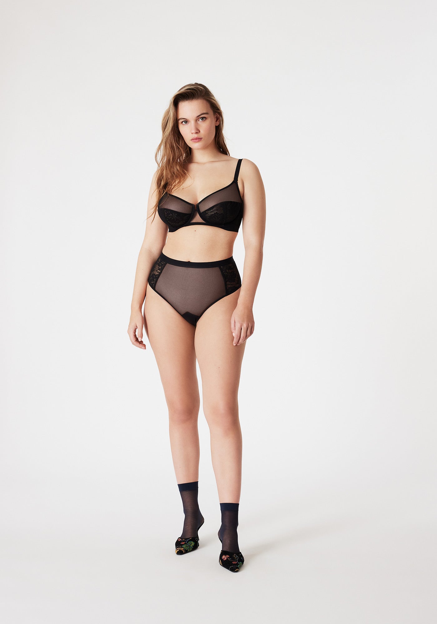 Sujetador con aros Betina - Negro