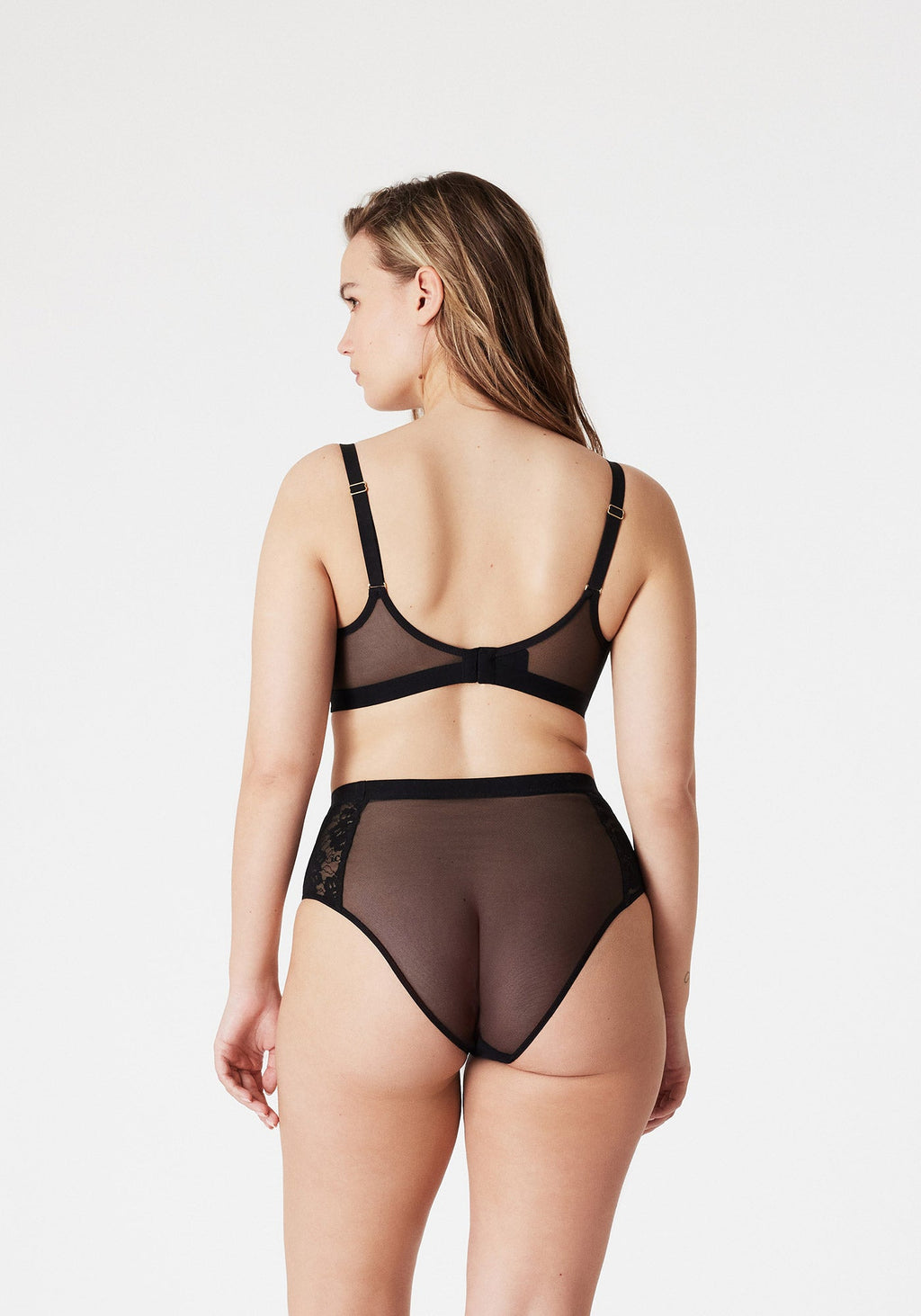 Betina High Briefs - Black