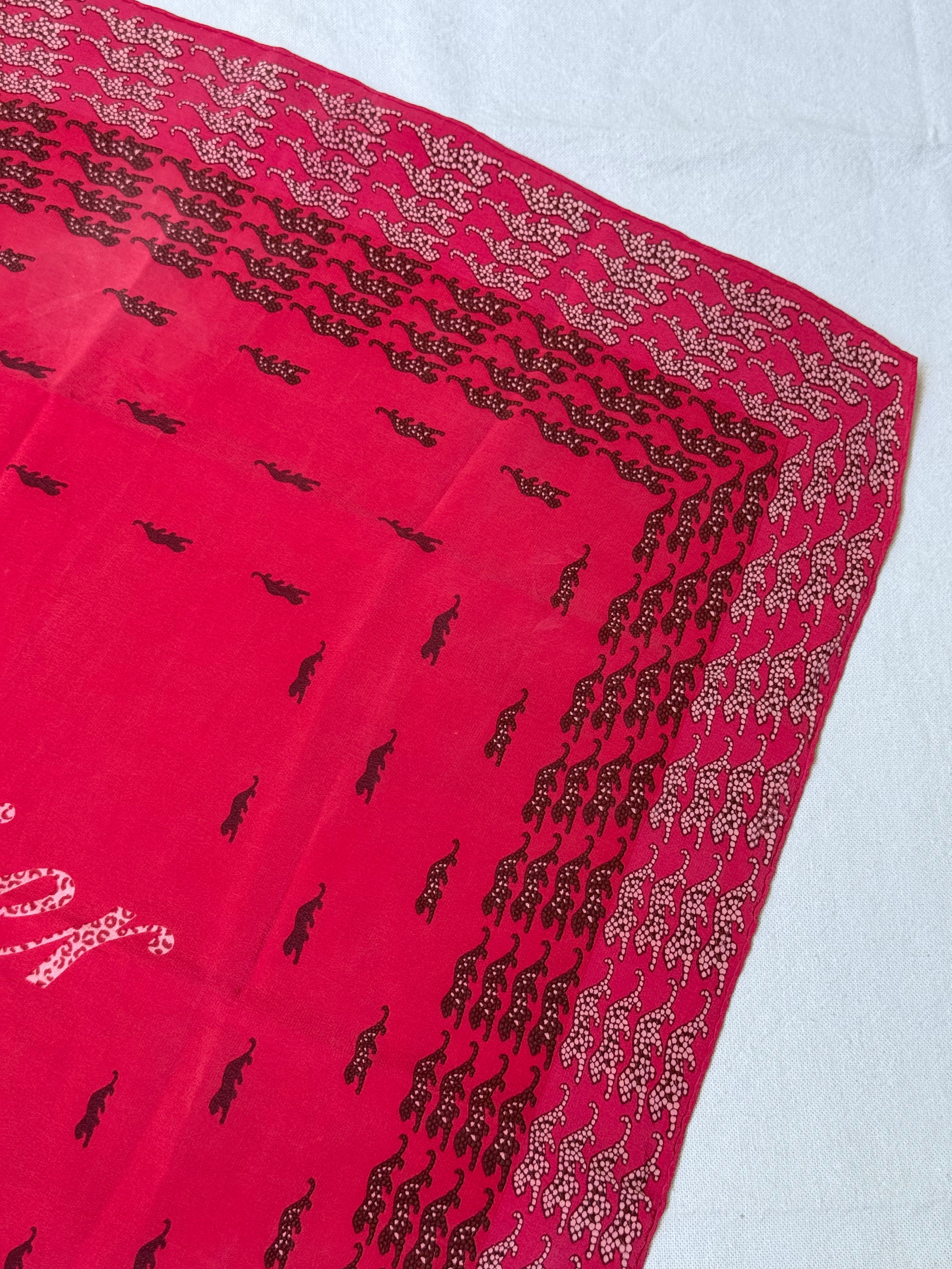 Cartier Scarf – Panther Patterns