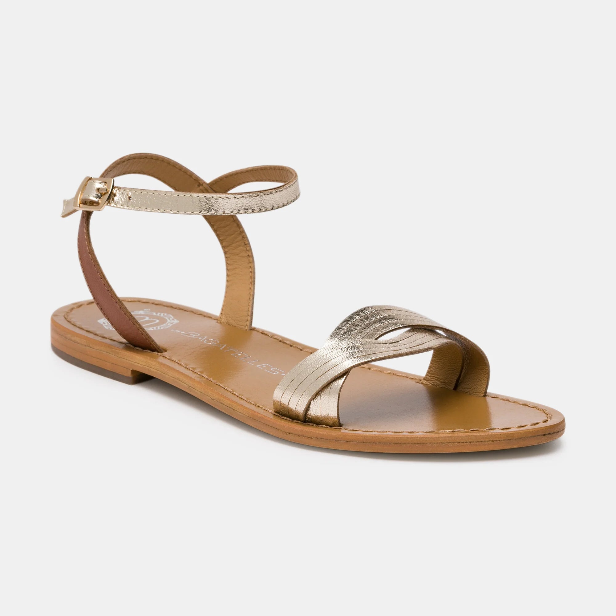 Sandales Pelham - Gold et Camel