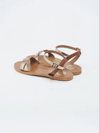 Sandales Pelham - Gold et Camel
