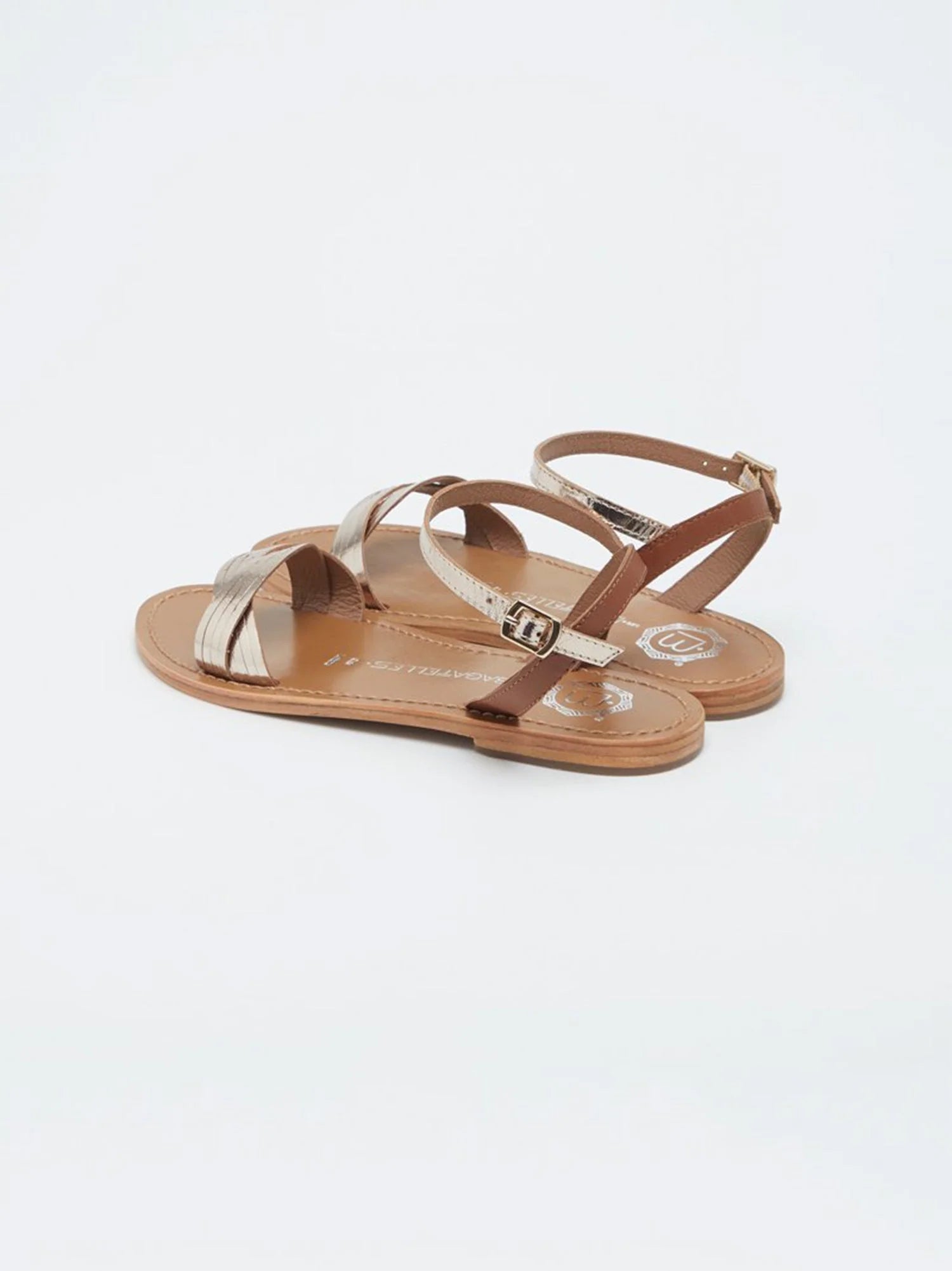 Sandales Pelham - Gold et Camel