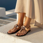 Ruolan Sandals - Dark Gold