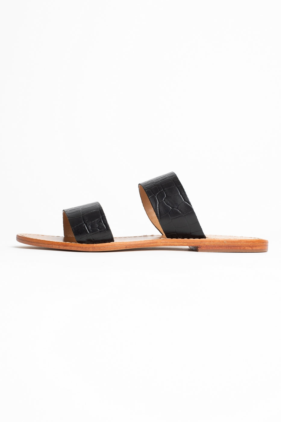 Les Bagatelles - Mules Callao - Noir Croco