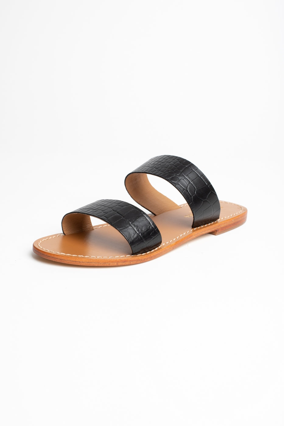Les Bagatelles - Mules Callao - Noir Croco