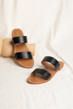 Les Bagatelles - Mules Callao - Noir Croco