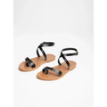 Sandalias Sanne - Croco Negro