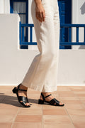 Ethete Heeled Sandals - Black