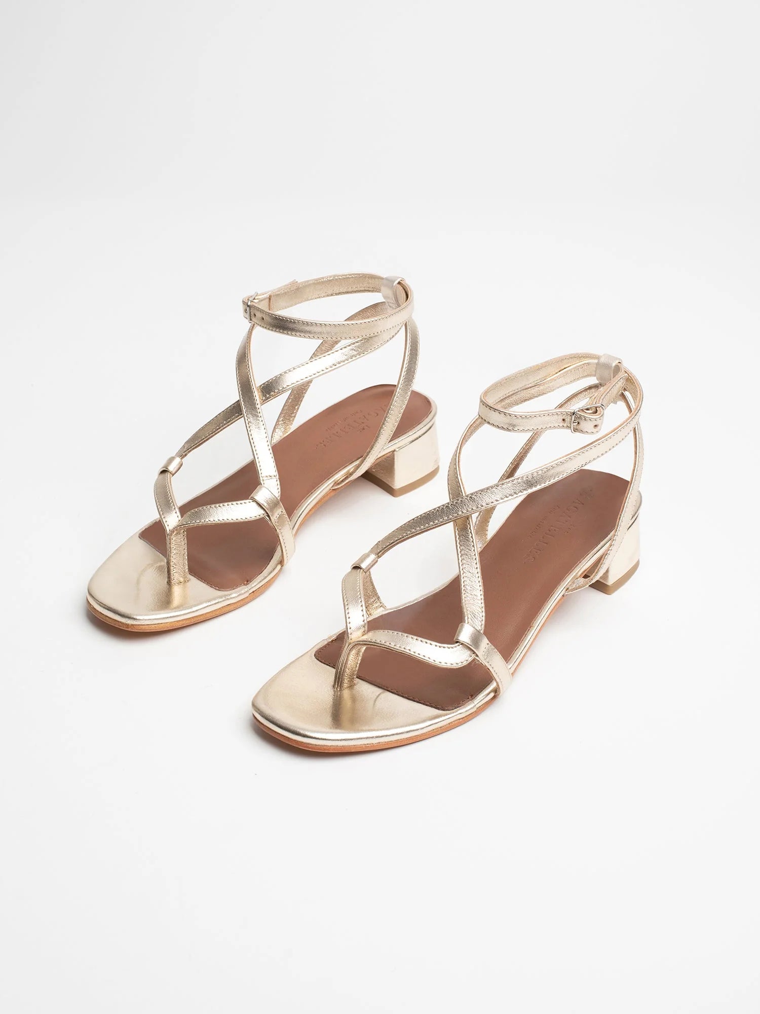 Halona Heeled Sandals - Gold