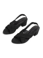 Isi Heeled Sandals - Black